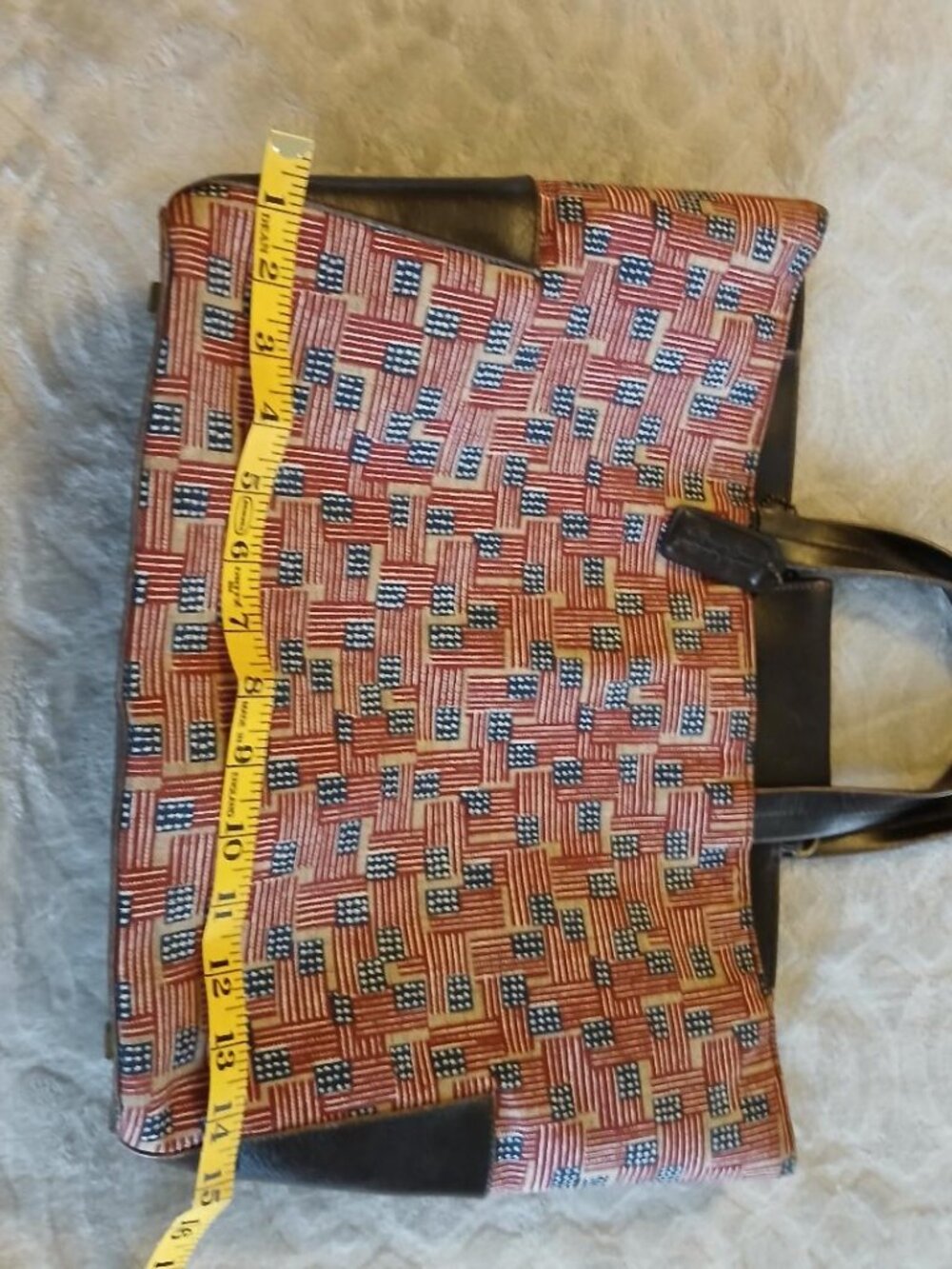 Longaberger Homestead Patriotic tote purse - Picture 6 of 7